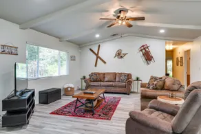 Furnished Deck & Fire Pit: Sherwood Forest Cabin - Image 5
