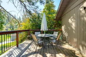 Furnished Deck & Fire Pit: Sherwood Forest Cabin - Image 3