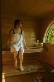 Quiet Maine Cabin 2 • Hideaway in the Trees • Sauna - Image 4