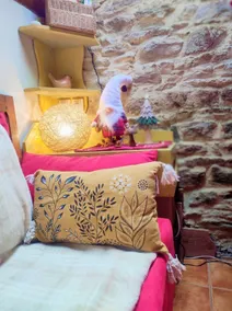 The yellow cottage, made of stone and wood - Image 4
