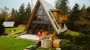 Mid Century Aframe, Hot Tub, and Beach Access - Image 3