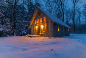 Nature cabin | fire pit, fireplace, yard + privacy - Image 3