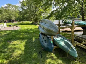 The Badger Den Lake House: Dock, Kayaks, Firepit - Image 3