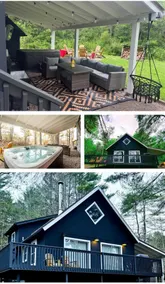 Modern Chalet w/Cedar SAUNA, HOT TUB & Outdoor TV! - Image 2