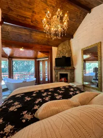 Chalet with bathtub and fireplace in Monte Verde - Image 3