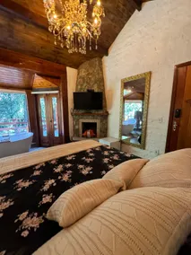 Chalet with bathtub and fireplace in Monte Verde - Image 5