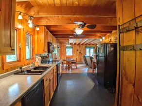 Lakes End Log Cabin on Lake Wicwas! - Image 5