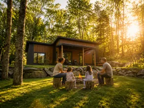 Modern Riverfront Cabin with Hot Tub and firepit - Image 3