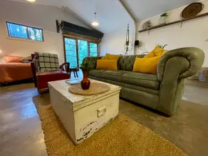 Romantic rustic garden studio w indoor fireplace - Image 3