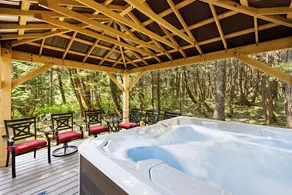 3BR unique tree & ski house w/ private hot tub - Image 2
