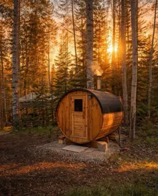 Barrel Sauna/Cabin/ Gazebo/Lake/ Kayaking/ +Pets - Image 2