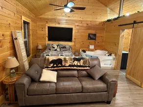 Cozy log cabin near Beaver Lake - Image 3