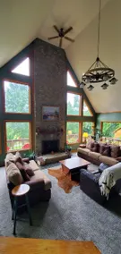 Premium A-Frame • Hot Tub • Sauna • Pond & Animals - Image 2