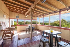 2nd-Story Covered Deck w/ Lake View, 5 Large Beds! - Image 1