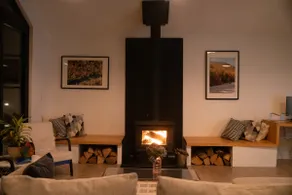 Contemporary Cabin w/ Hot Tub, Lake & Fireplace - Image 4