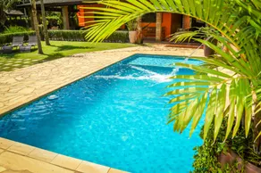 Retreat with illuminated lake, swimming pool and gourmet area - Image 4