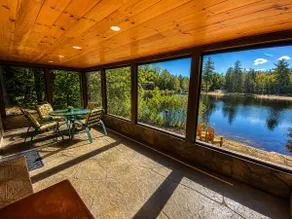 Pond-Side Chalet • Private Beach • Canoe & Kayak • Sleeps 7 • Near Storyland - Image 5