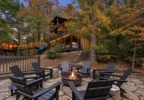 Enchanted Hideaway: TreeHouse • Slide • HotTub • FirePit • Fun Games • Secluded - Image 3