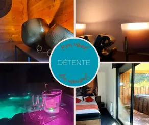 Lodge for 6 people, air conditioning, private spa, nature & horses - Image 4