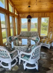 Lakefront Cottage with Retro Vibe, Modern Comforts - Image 3