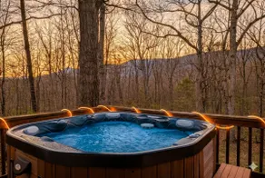Treetops Cabin - Hot Tub & Firepit - Image 2