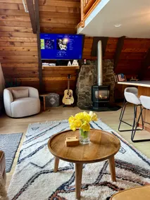 Cozy A Frame Cabin with Bunkhouse - Image 4