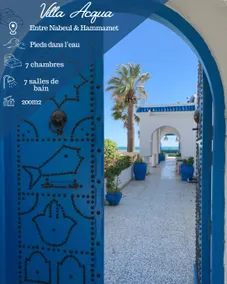 Acqua Oceanfront Villa between Nabeul and Hammamet - Image 3