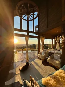 Vila Boa Vista Cabin Heated Pool Sunset - Image 4