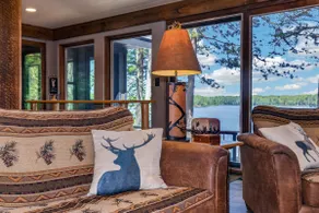 Lakefront home, dock, enclosed porch, fire pit! - Image 2