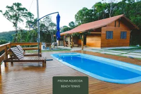 Chalet, 32°C Heated Pool, Beach Tennis - Image 2