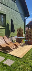 Green chalet, private north-facing bath, heating included, 1.5 hours away - Image 3