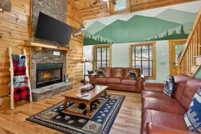 Arcade Cabin with Sauna, Cold Plunge, Hot Tub, Putting Green, and Mountain View - Image 3