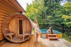 Chalet Bee with Private Hot Tub, Sauna & Pool , Fiddler Lake - Image 2