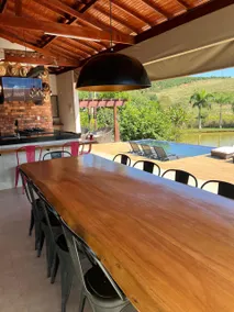 Chalets with pool, garden and fishing in MG - Image 2