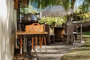 Retro Beach House | Private Tiki Bar + Fire Pit - Image 3