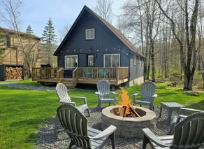Cozy Modern Cabin • Private • Firepit • Grill • Walk to Arrowhead Lake - Image 2