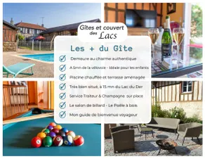 Cozy group gîte with pool – Lake Der - Image 3