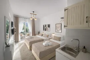 Ameli Mountain View Studio 1km from Beach–Sleeps 3 - Image 2
