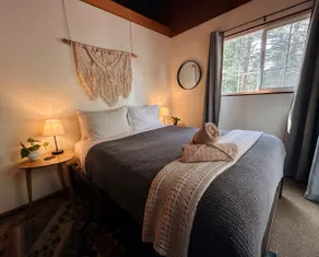 The Oak & Ember Cabin | Fireplace • Screening Room - Image 2