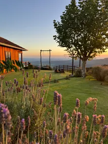 Vale do Sol Retreat • Hydro, fireplace and sunset - Image 3