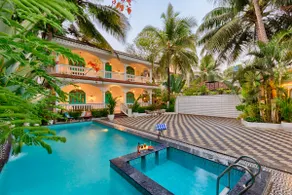 Sleek White 8BDR Villa Near Baga Beach - Image 3