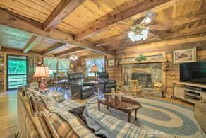 Scenic Creekside Cabin w/ Wraparound Porch! - Image 4