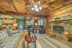 Scenic Creekside Cabin w/ Wraparound Porch! - Image 5