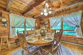Scenic Creekside Cabin w/ Wraparound Porch! - Image 3