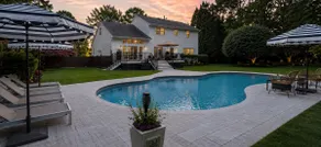 NEW DECK!  Private 1 Acre Family Friendly Home - Heated Pool, Home Office & Gym - Image 2