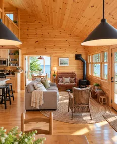 Stunning Handcrafted Lakefront Cabin - Image 4