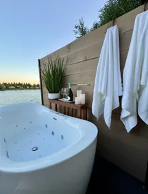 The Lake House New Hot Tub • Firepits • 86” TV - Image 2