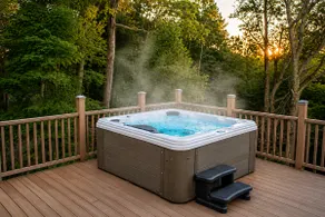 Poconos True Log Cabin with Views, Hot Tub & Game Room - Image 3