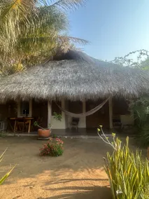 Tortuga Cabin, made of adobe, is located oceanfront. - Image 2