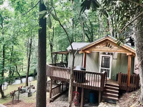 Secluded Creekside Cabin in Morganton near Linville Gorge - hot tub - Image 2